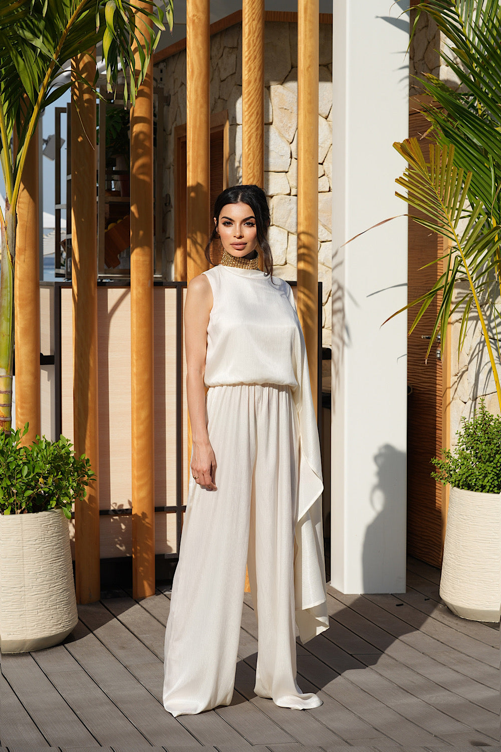 One Sleeve Jumpsuit